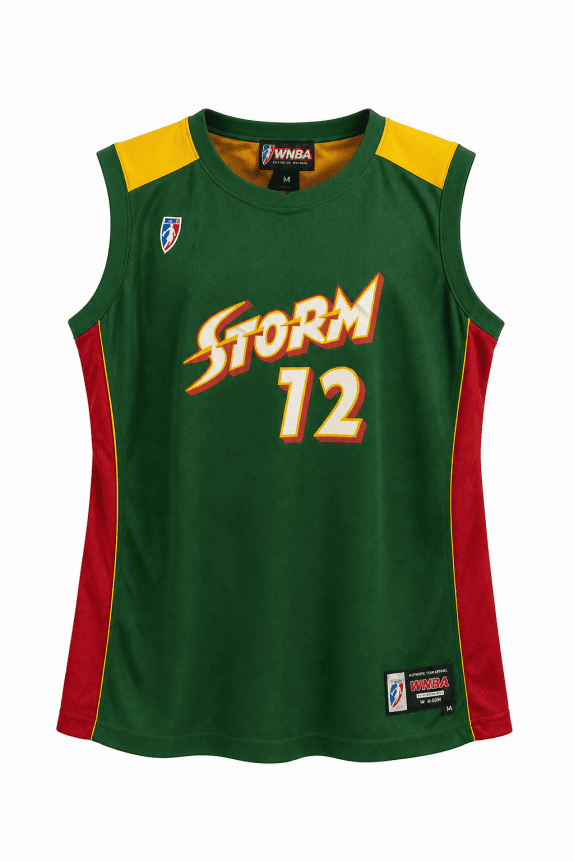 WNBA ΦΑΝΕΛΑ BASKETBALL SPORTSWEAR ΠΡΑΣΙΝΟ ΚΟΚΚΙΝΟ ΑΝΤΡΙΚΟ PRE OWNED XL