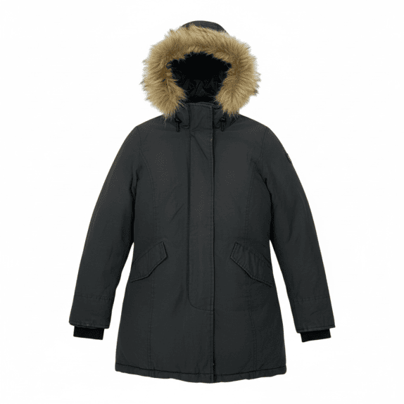WOOLRICH ARCTIC PARKA ΜΑΥΡΟ ΜΕ ΚΟΥΚΟΥΛΑ & ΓΟΥΝΑ
