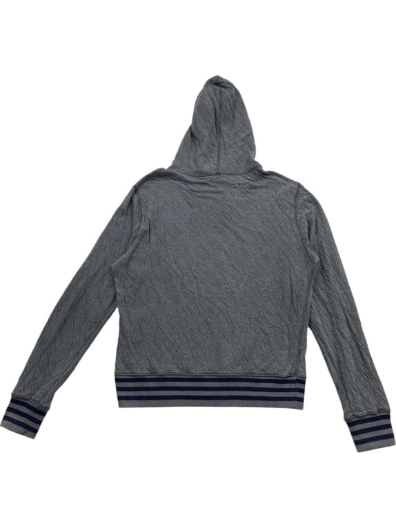 WOOLRICH Φούτερ Hoodie Vintage Με Κεντημένο Λογότυπο Γκρι Ανδρικό M