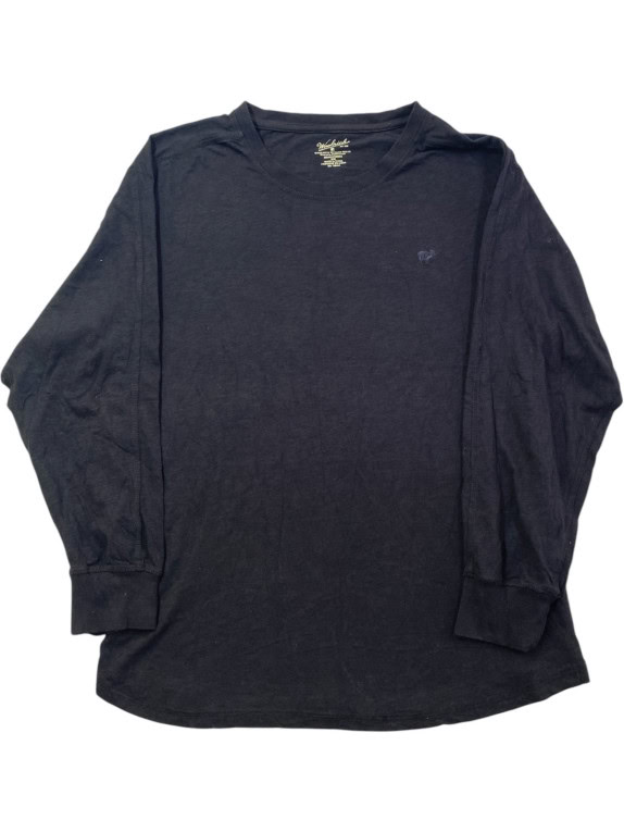 WOOLRICH ΜΑΚΡΥΜΑΝΙΚΗ ΜΠΛΟΥΖΑ MINIMAL ΜΑΥΡΟ ΑΝΤΡΙΚΟ PRE OWNED M