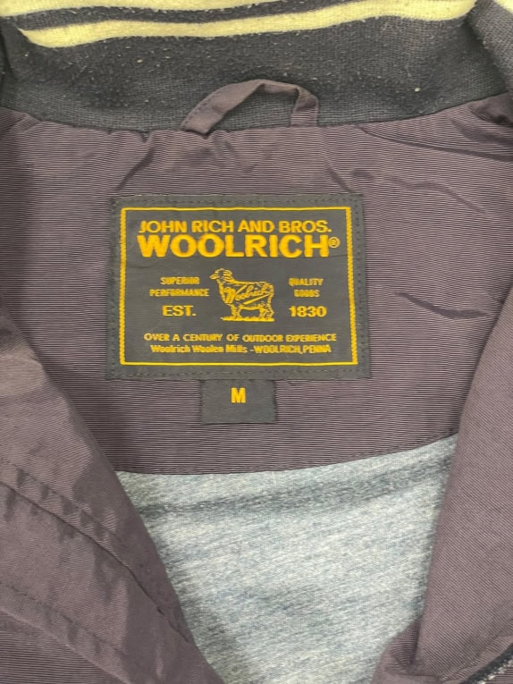 WOOLRICH LIGHTWEIGHT STRIPED JACKET - M