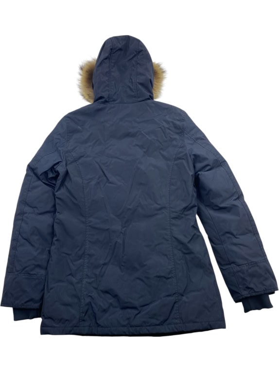 WOOLRICH Μπουφάν Parka Vintage Γούνα Μπλε Γυναικείο S