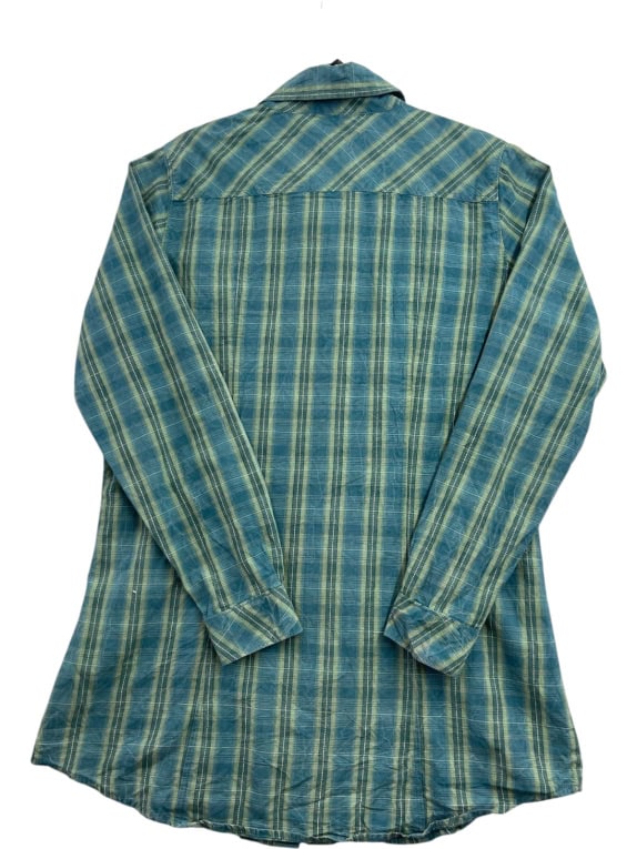 WOOLRICH SHIRT CLASSIC BLUE WOMENS PRE OWNED L