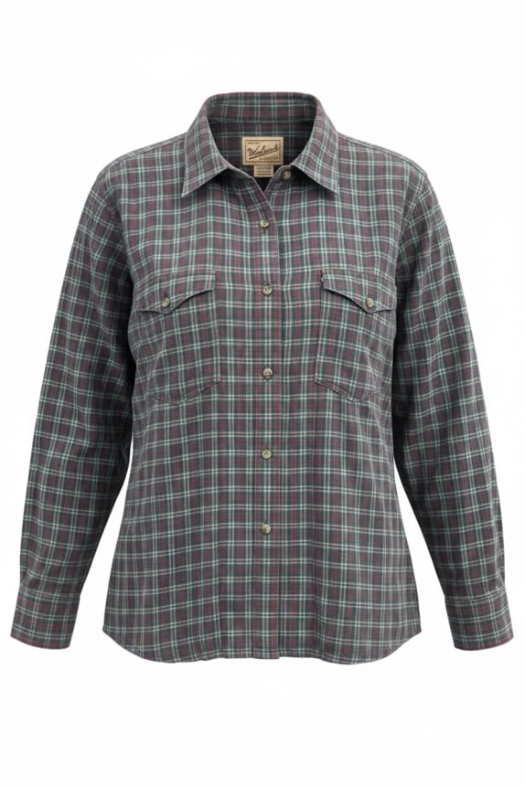 WOOLRICH ΠΟΥΚΑΜΙΣΟ CLASSIC ΚΑΡΟ ΓΥΝΑΙΚΕΙΟ PRE OWNED L