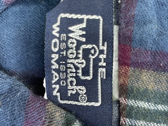 WOOLRICH ΠΟΥΚΑΜΙΣΟ VINTAGE ΚΑΡΟ ΜΠΛΕ/ΚΟΚΚΙΝΟ UNISEX L preowned