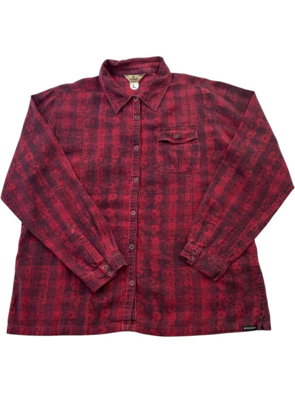 WOOLRICH ΠΟΥΚΑΜΙΣΟ VINTAGE ΚΟΚΚΙΝΟ ΓΥΝΑΙΚΕΙΟ PRE OWNED L