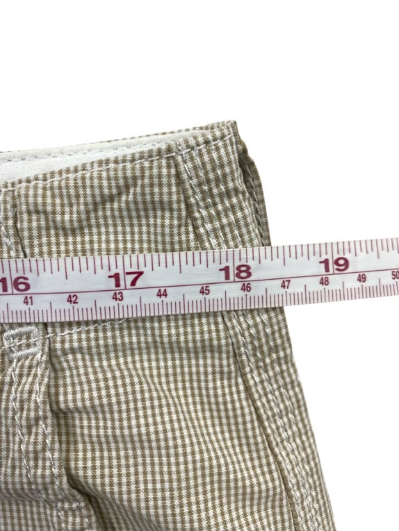 WOOLRICH ΣΟΡΤΣ VINTAGE CHECKERED BEIGE ΑΝΔΡΙΚΟ L