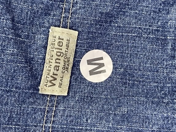 WRANGLER BERMUDA DENIM VINTAGE BLU UOMO PRE OWNED M