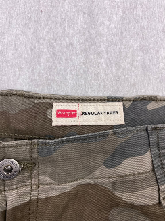 Wrangler Cargo Παντελόνι Regular Taper Camouflage Χακί Ανδρικό XL