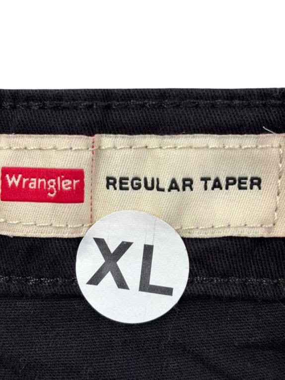 WRANGLER PANTALONI CARGO UTILITY NERO UOMO PRE OWNED XL