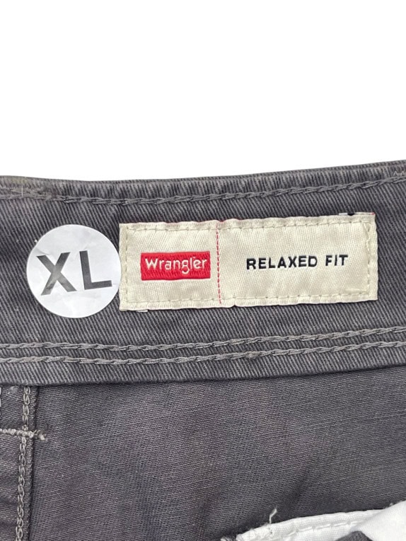 WRANGLER CARGO PANTS UTILITY CHARCOAL MENS PRE OWNED XL