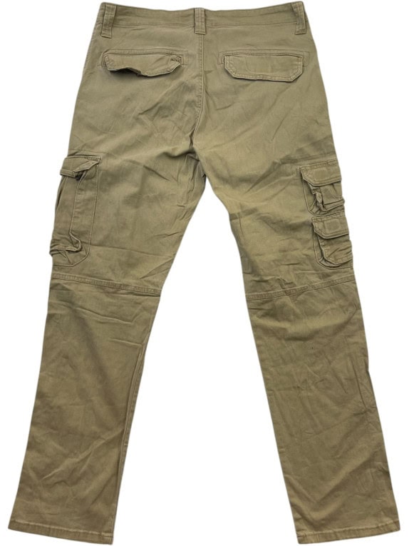 WRANGLER PANTALONI CARGO WORKWEAR OLIVE UOMO PRE OWNED M