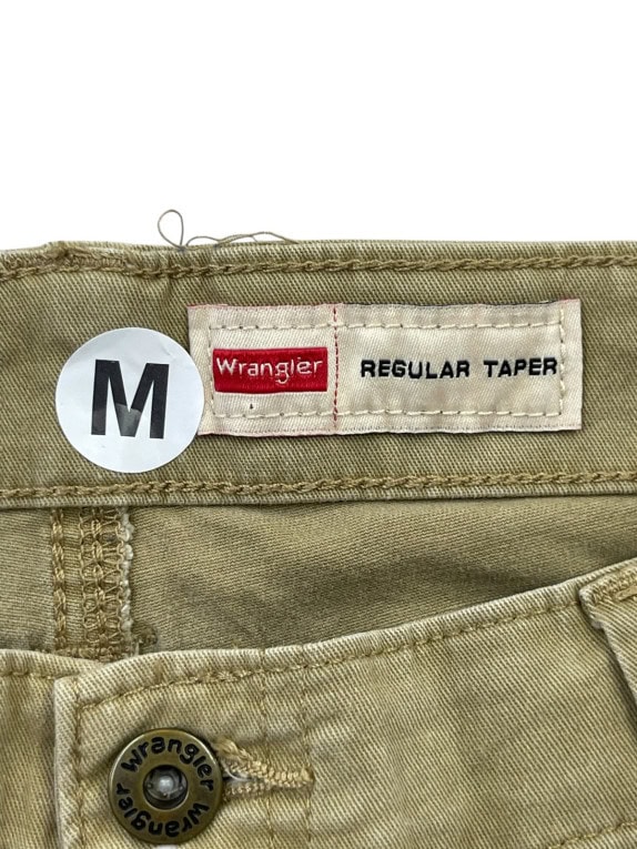 WRANGLER PANTALONI CARGO WORKWEAR OLIVE UOMO PRE OWNED M