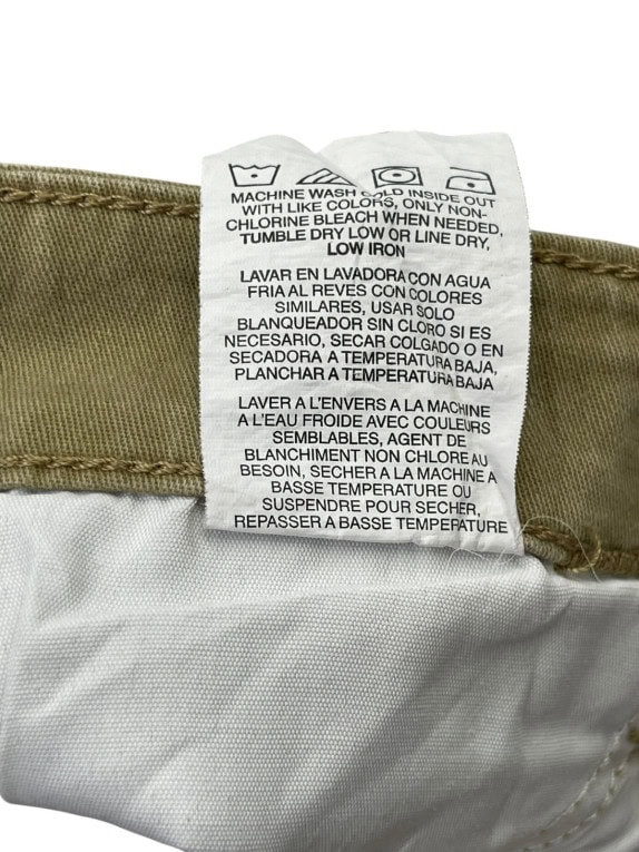 WRANGLER PANTALONI CARGO WORKWEAR OLIVE UOMO PRE OWNED M