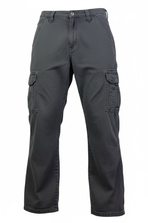 WRANGLER CARGO PANTS CLASSIC CHARCOAL MENS PRE OWNED XS