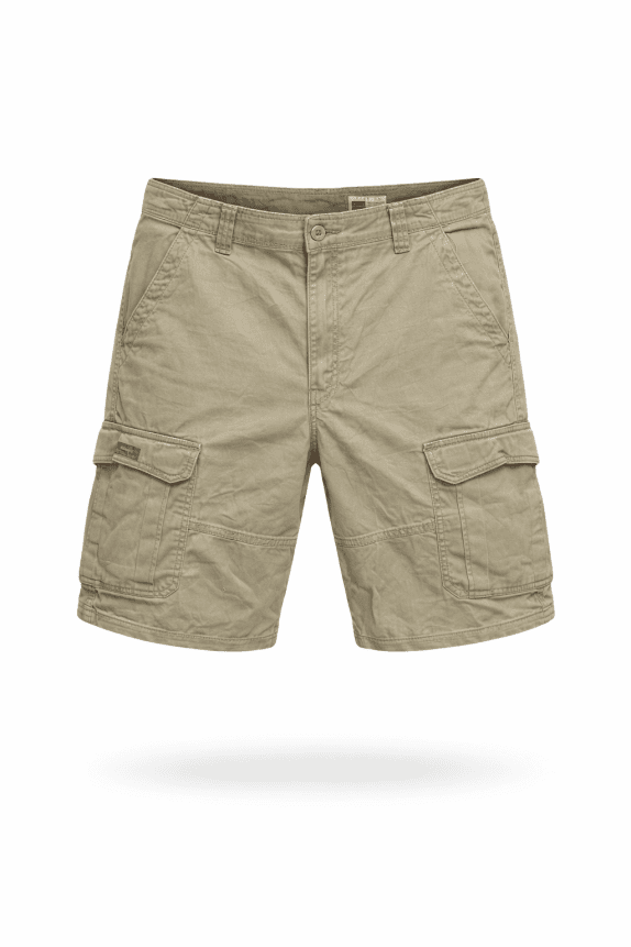 WRANGLER CARGO SHORTS RELAXED FIT BEIGE MEN PRE OWNED XL