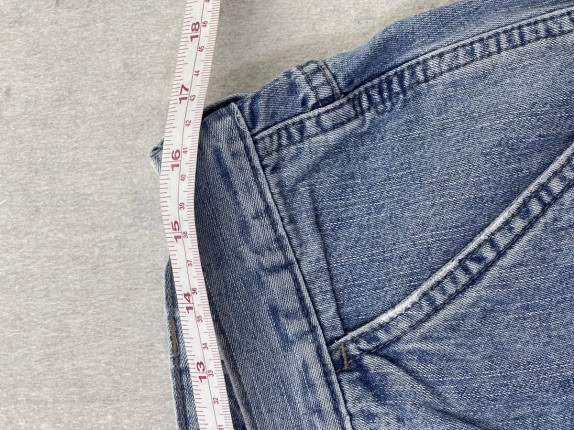 WRANGLER CARGO SHORTS RETRO WASHED BLUE ΑΝΤΡΙΚΟ PRE OWNED M