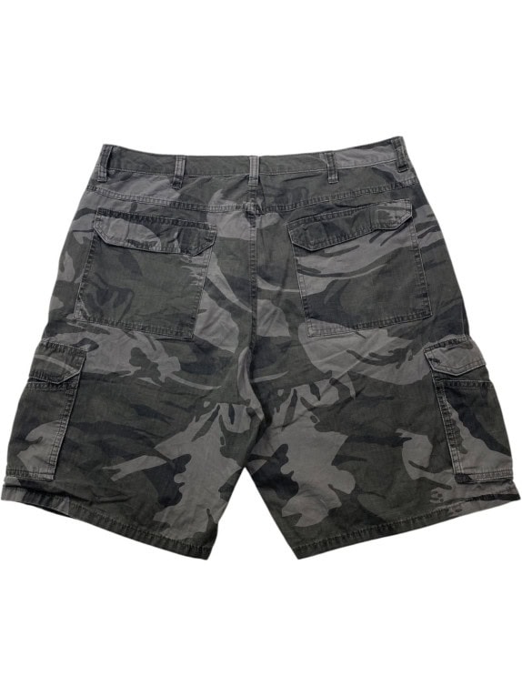 WRANGLER CARGO SHORTS STREETWEAR CAMO GREY ΑΝΤΡΙΚΟ PRE OWNED XL