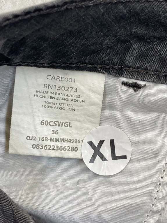 WRANGLER CARGO SHORTS STREETWEAR CAMO GREY ΑΝΤΡΙΚΟ PRE OWNED XL