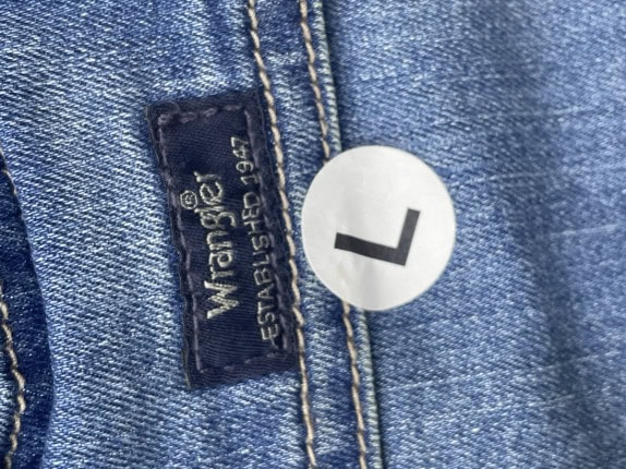 WRANGLER CARGO SHORTS STREETWEAR WASHED BLUE ΑΝΤΡΙΚΟ PRE OWNED L