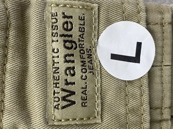 WRANGLER CARGO SHORTS UTILITY KHAKI UOMO PRE OWNED L