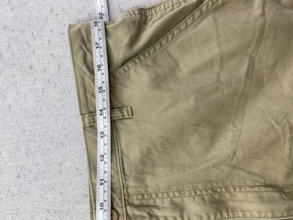 WRANGLER CARGO SHORTS UTILITY KHAKI UOMO PRE OWNED L