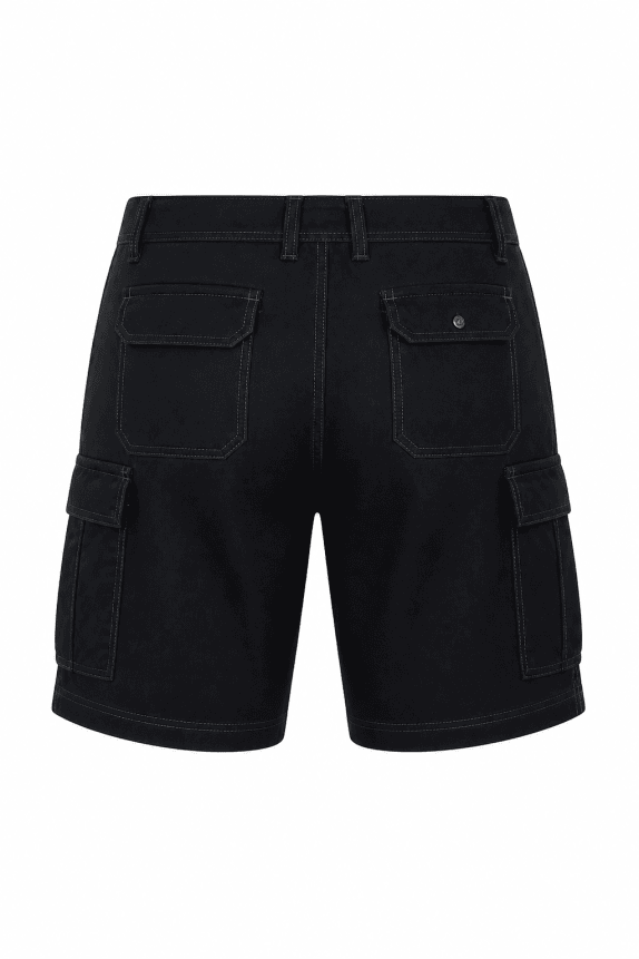 WRANGLER CARGO SHORTS WORKWEAR NERO UOMO PRE OWNED L