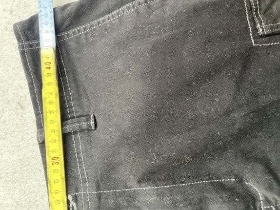 WRANGLER CARGO SHORTS WORKWEAR NERO UOMO PRE OWNED L