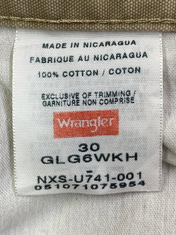 WRANGLER Bermuda cargo kaki UNISEX M