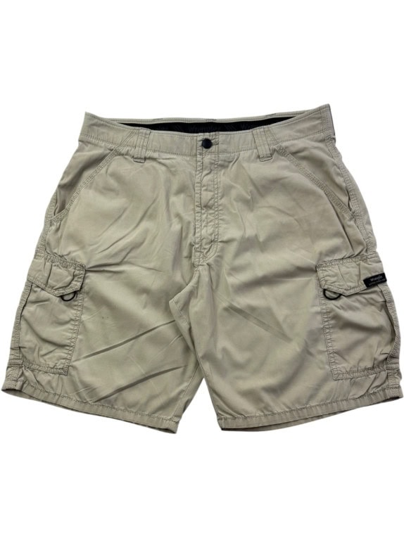 WRANGLER BERMUDA CARGO UTILITY BEIGE UOMO PRE OWNED L