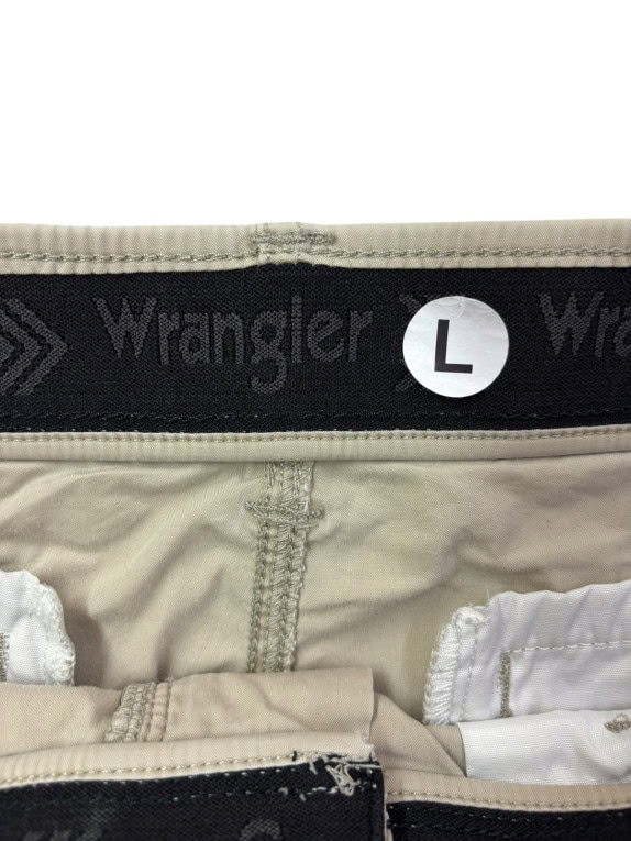 WRANGLER BERMUDA CARGO UTILITY BEIGE UOMO PRE OWNED L