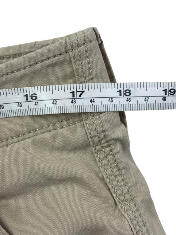 WRANGLER BERMUDA CARGO UTILITY BEIGE UOMO PRE OWNED L