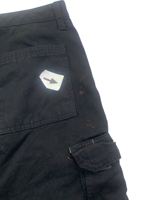WRANGLER CARGO ΒΕΡΜΟΥΔΑ WORKWEAR ΜΑΥΡΗ ΑΝΤΡΙΚΟ PRE OWNED M