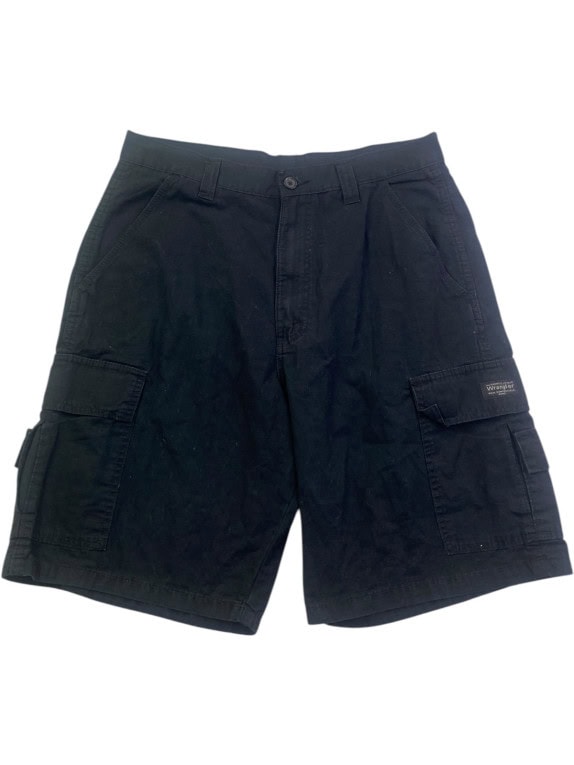 WRANGLER CARGO ΒΕΡΜΟΥΔΑ WORKWEAR ΜΑΥΡΟ ΑΝΤΡΙΚΟ PRE OWNED M