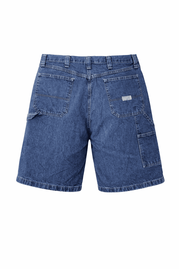 WRANGLER DENIM SHORTS CLASSIC BLUE MEN PRE OWNED L