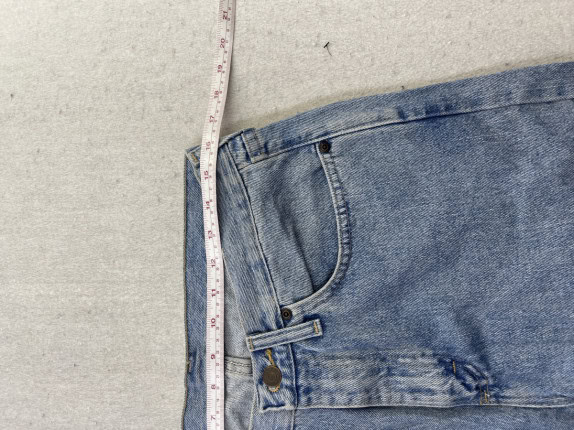 WRANGLER DENIM SHORTS VINTAGE WASHED BLUE ΑΝΤΡΙΚΟ PRE OWNED M