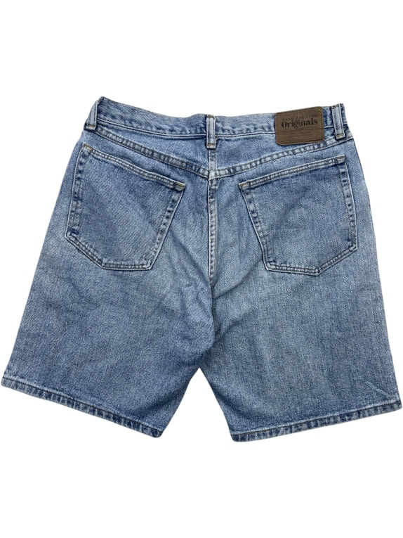 WRANGLER SHORTS IN DENIM 90s CON PATCH LOGO BLU UNISEX M