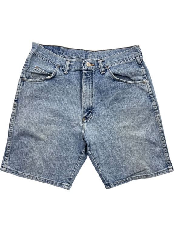 WRANGLER SHORTS IN DENIM 90s CON PATCH LOGO BLU UNISEX M
