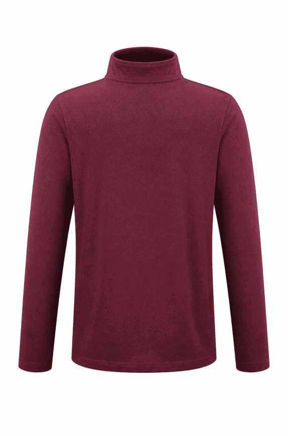 WRANGLER HALF ZIP SWEATSHIRT MINIMAL BORDEAUX MENS PRE OWNED M
