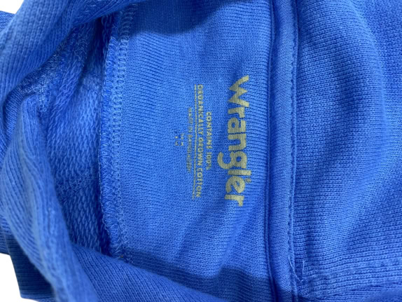 Wrangler Φούτερ Hoodie Casual Logo Μπλε Unisex M