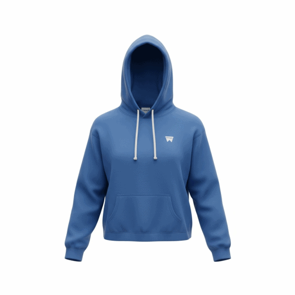 Wrangler Φούτερ Hoodie Casual Logo Μπλε Unisex M