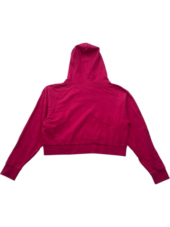 Wrangler Cropped Hoodie Sweatshirt Logo Pink Women’s M