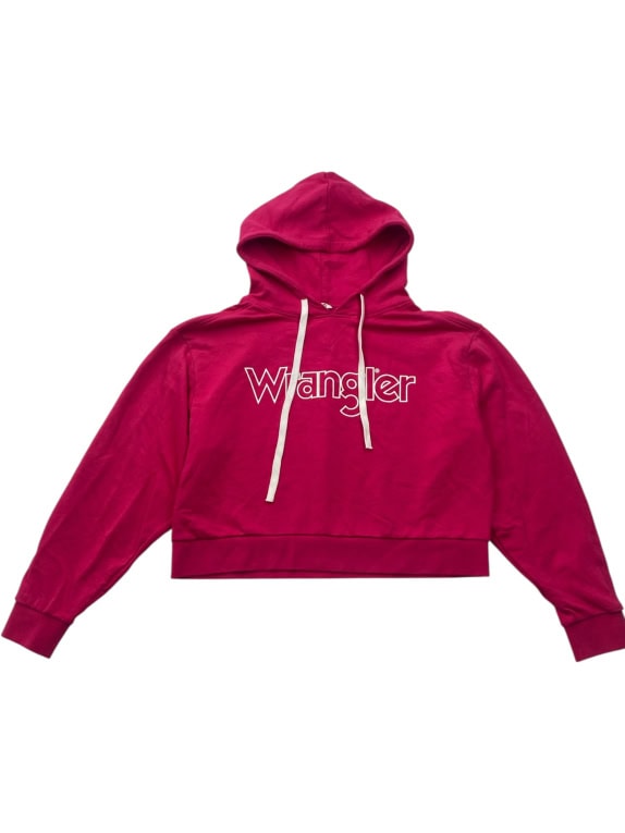 WRANGLER Felpa con Cappuccio Logo Fucsia Donna M