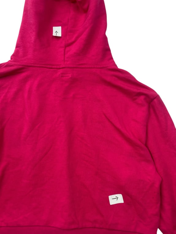 WRANGLER Felpa con Cappuccio Logo Fucsia Donna M