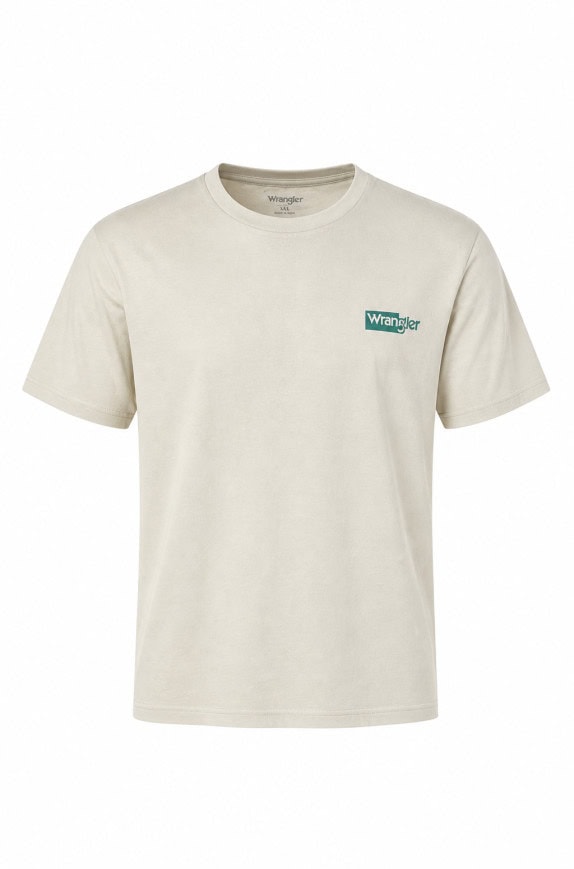 WRANGLER GRAFIC TEE MINIMAL OFF WHITE ΑΝΤΡΙΚΟ PRE OWNED M