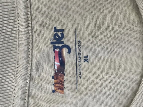 WRANGLER GRAPHIC TEE MINIMAL BEIGE ΑΝΤΡΙΚΟ PRE OWNED XL
