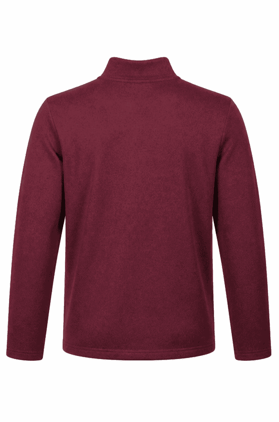 WRANGLER HALF ZIP FLEECE BURGUNDY MEN PRE OWNED M