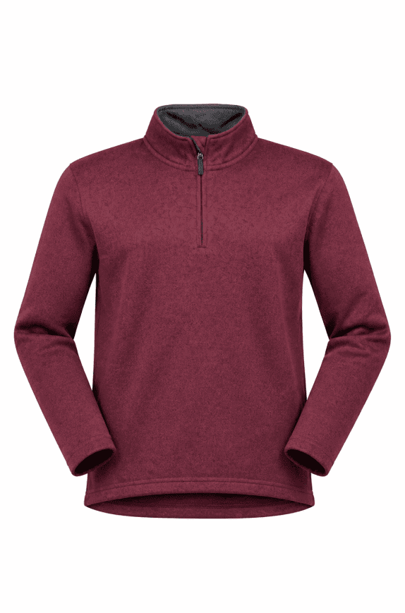 WRANGLER HALF ZIP FLEECE BURGUNDY MEN PRE OWNED M