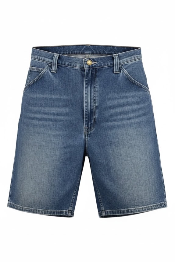 WRANGLER HERO CARPENTER DENIM SHORTS BLUE UNISEX XL