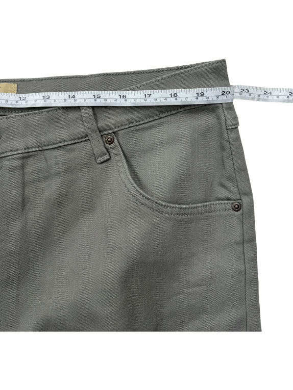 Wrangler Jeans Casual Με Λογότυπο Γκρι Ανδρικό 40